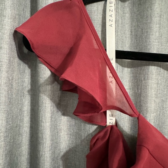 Mulberry Floor Length Bridesmaid Dress - Picture 5 of 8